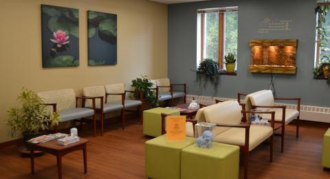Waiting room at Health & Wellness