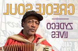cover of Creole Soul shows man with accordion